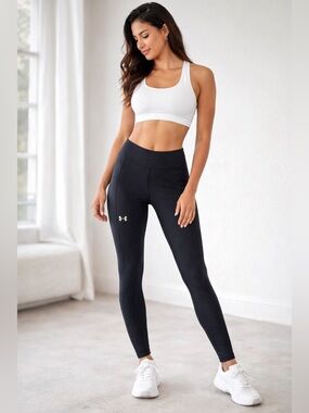 Under Armour Black Compression Leggings Women’s Small Athletic Workout Pants